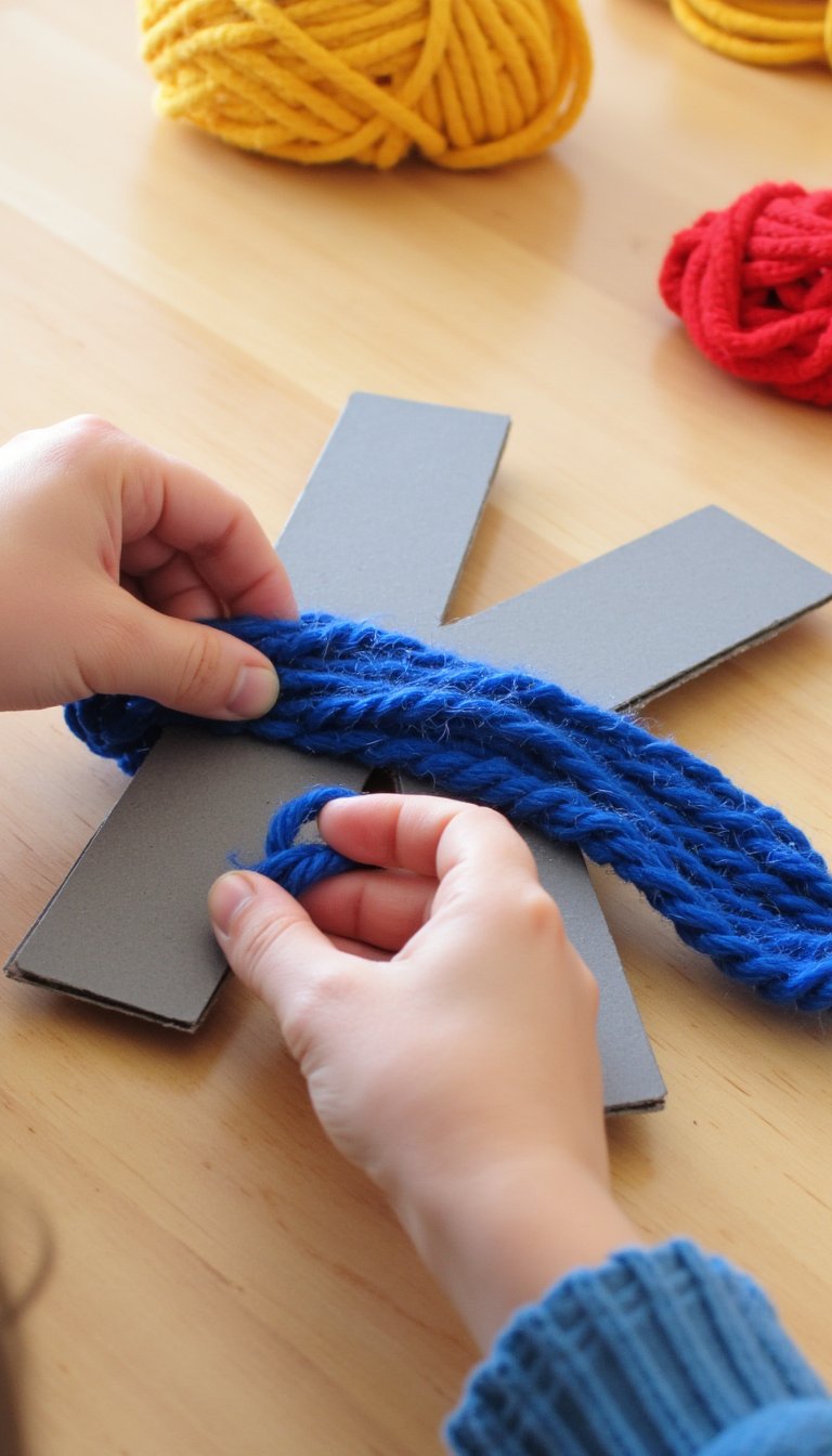 27. Yarn-Wrapped Letters