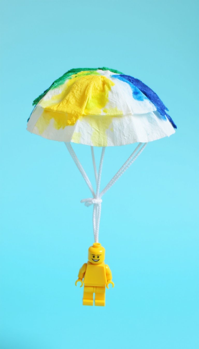 14. Coffee Filter Parachute