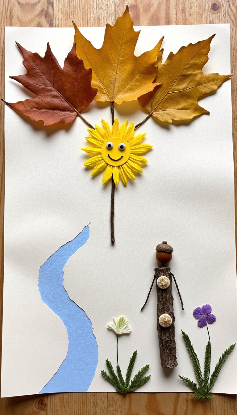 5. Nature Collage Art
