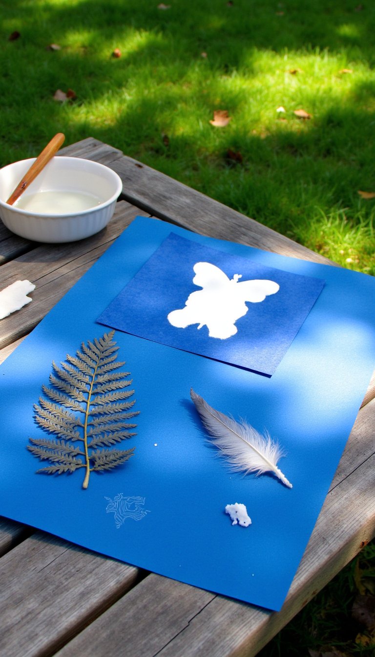 20. Sun Print Paper Art