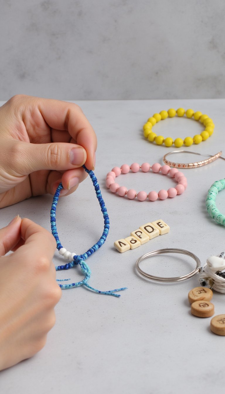 17. Beaded Friendship Bracelets