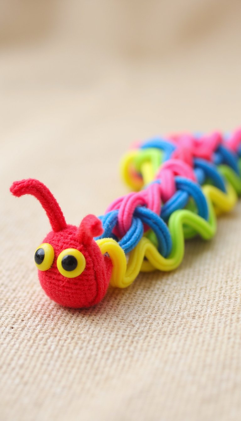 27. Loom Band Caterpillar