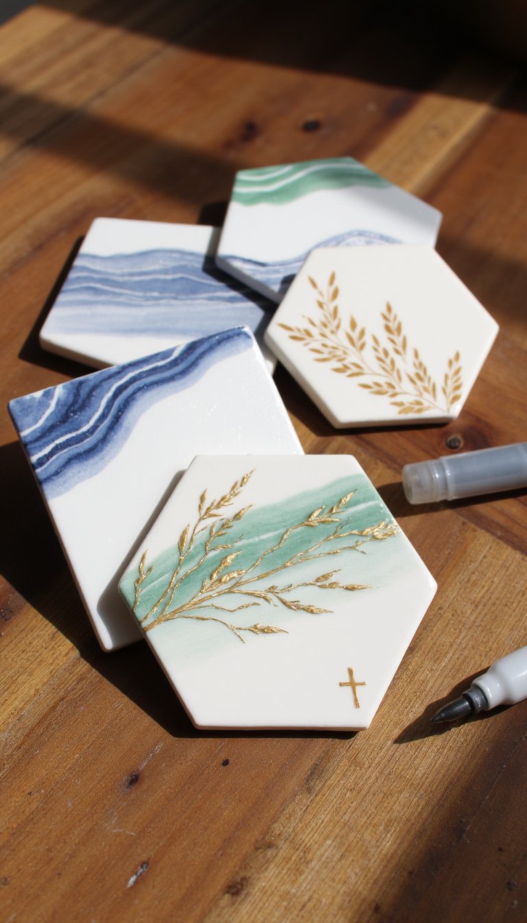 7. Bible Verse Coasters