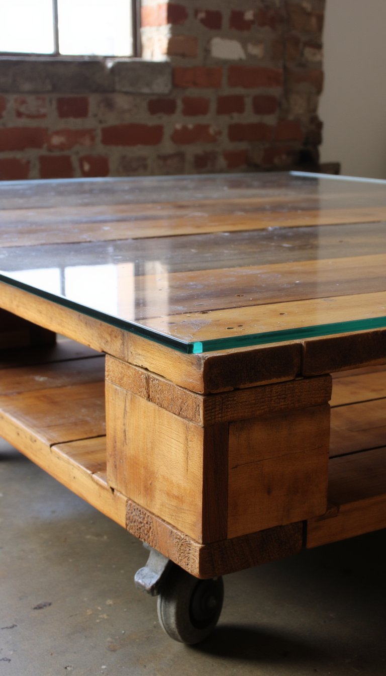19. Pallet Wood Coffee Table
