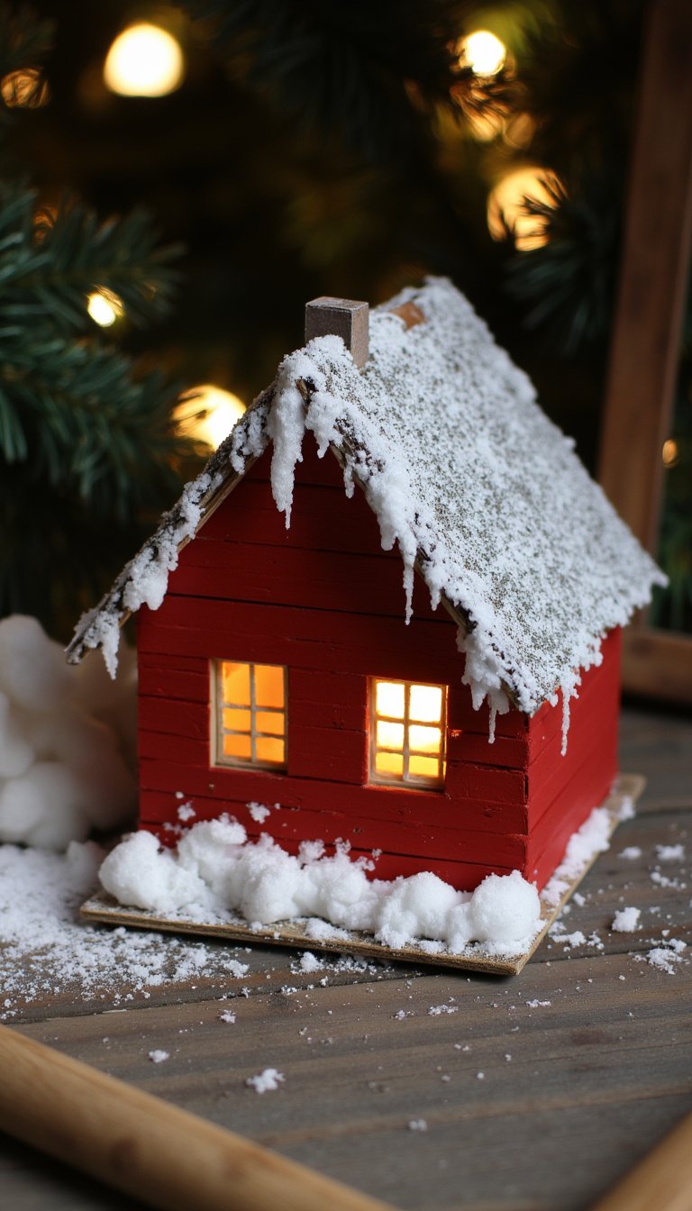 10. Christmas Village Chalet