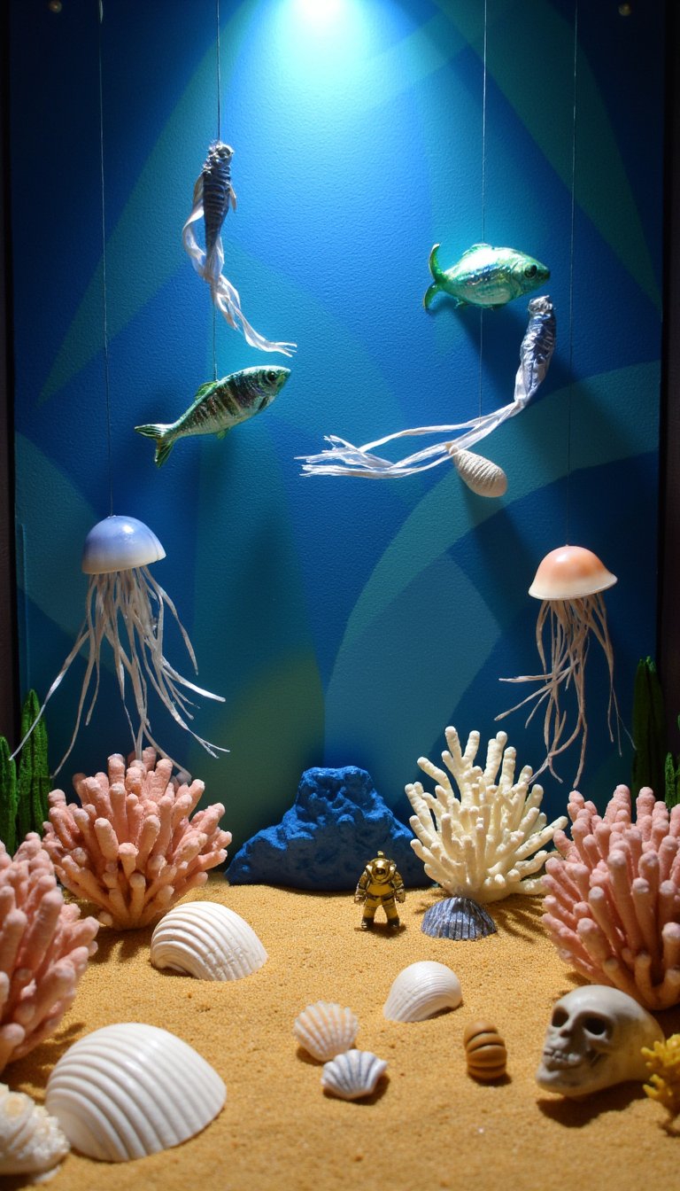 24. Underwater Scene Shadow Box