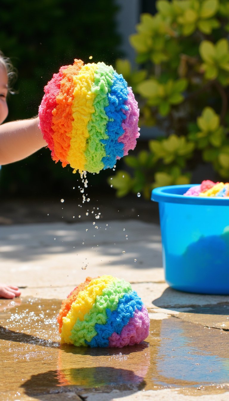 9. Super-Simple Sponge Water Bombs
