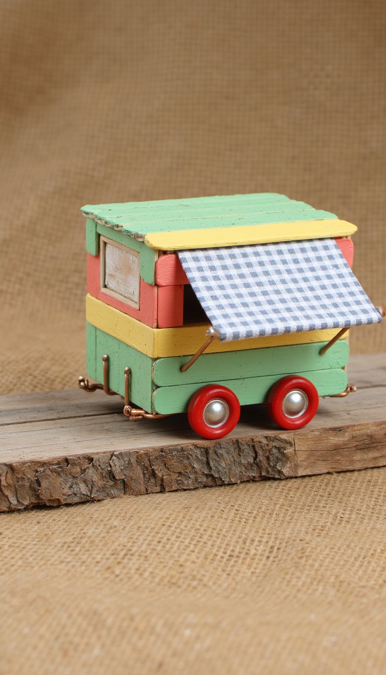 18. Quirky Mobile Home on Wheels