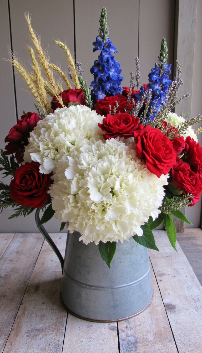 1. The Galvanized Tin Centerpiece