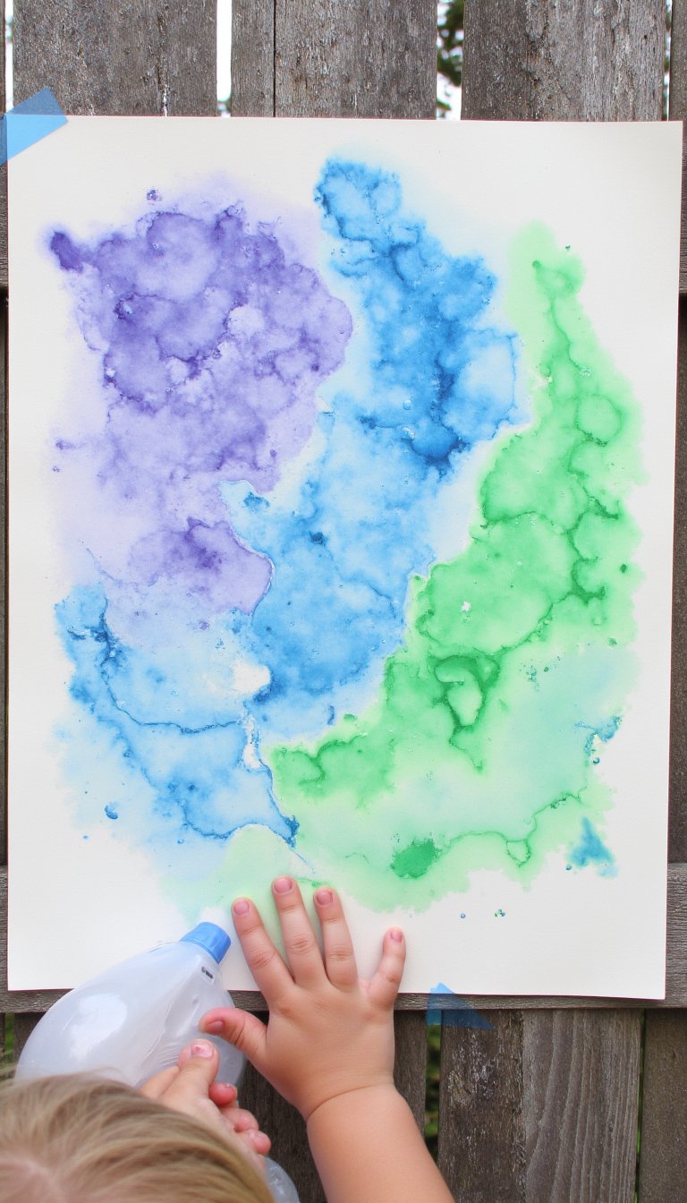 4. Mysterious Watercolor Spray