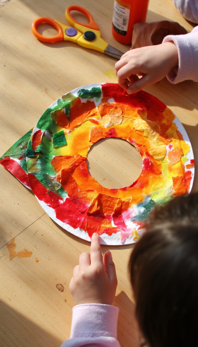 12. Suncatcher Leaf Ornaments