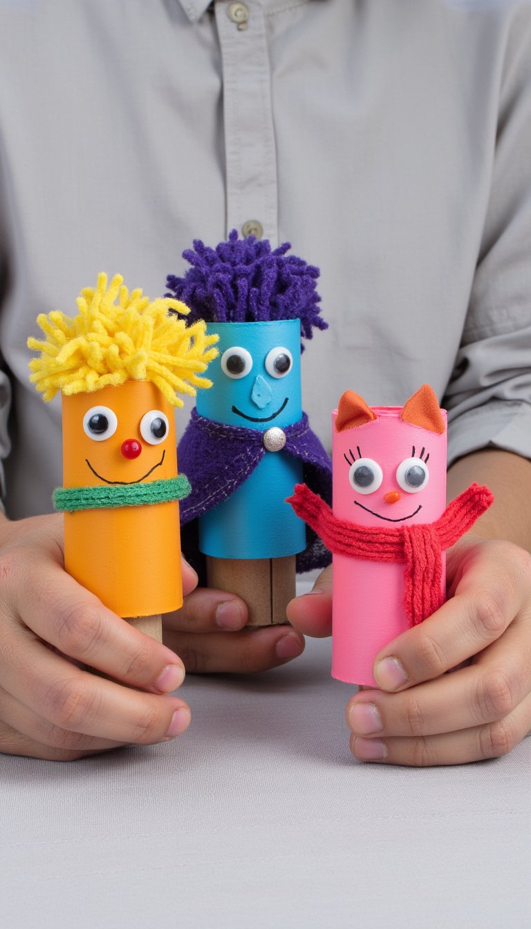 21. Character Puppets for Story Time