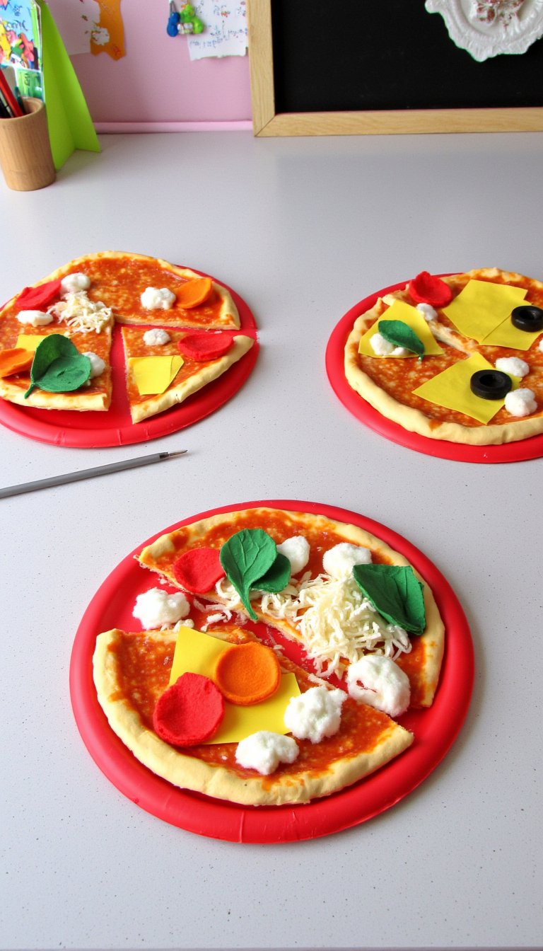10. Fraction Pizza Plates