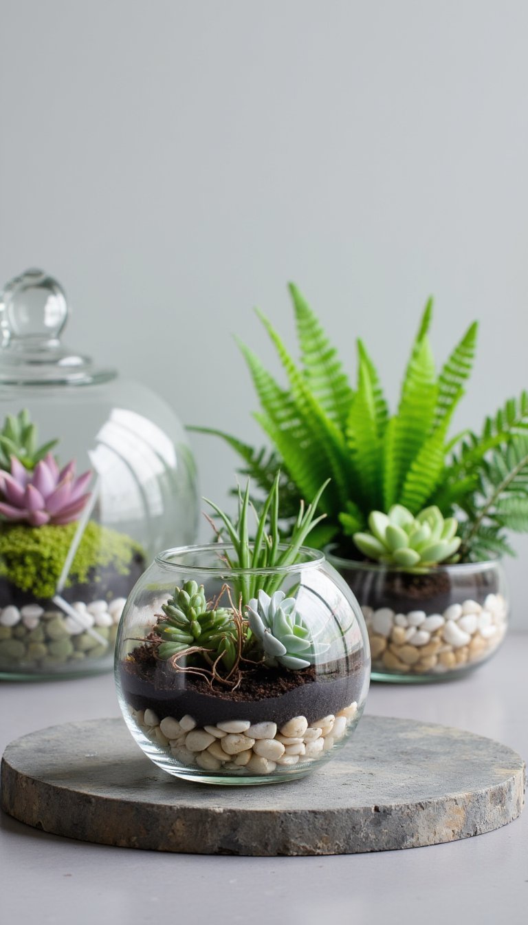 6. Mini Terrariums