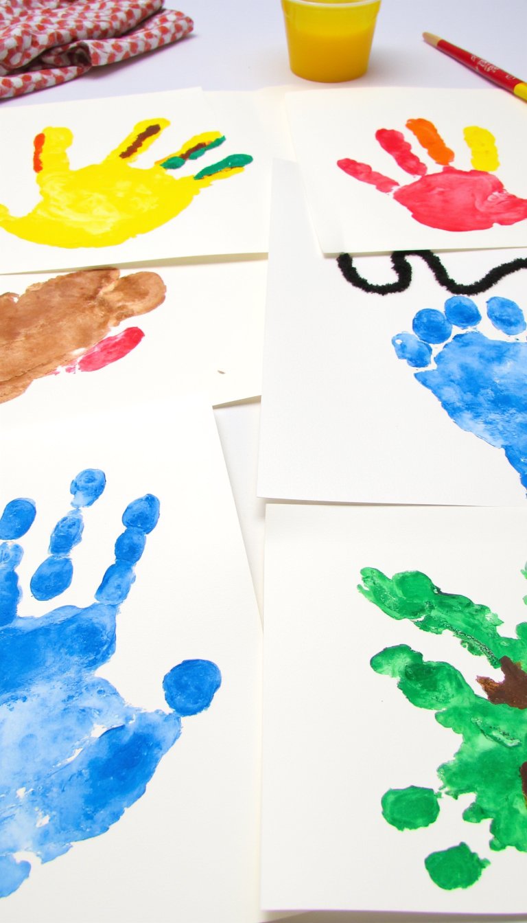 18. Handprint & Footprint Art