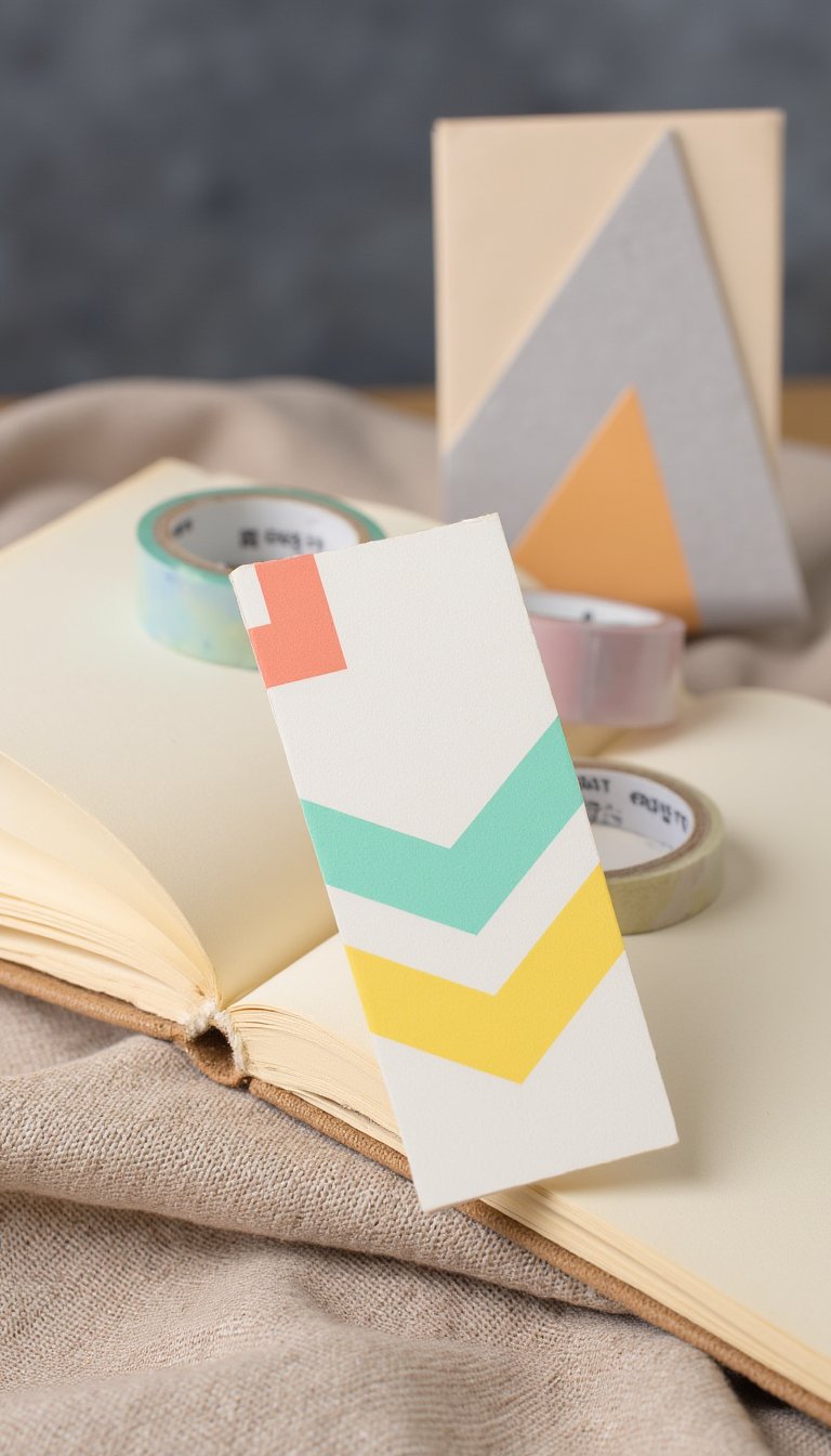 1. Washi Tape Bookmark Revival