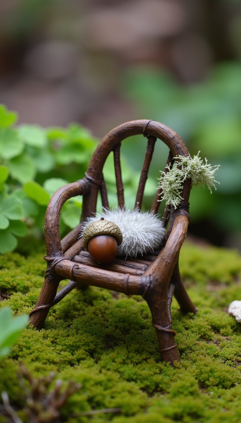 1. Bendable Twig Fairy Chair