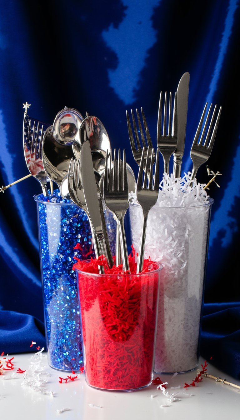 4. Utensil Caddy Fireworks Display