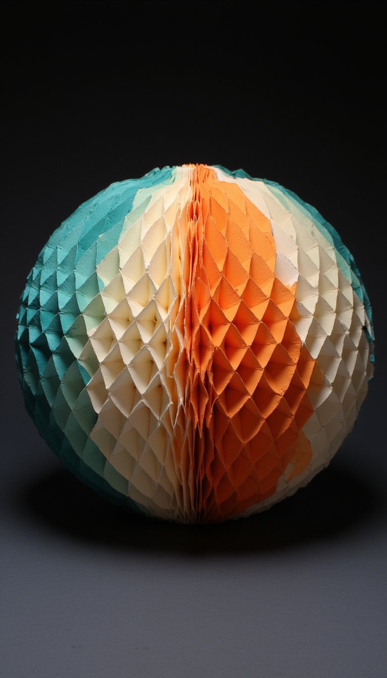 20. Giant Honeycomb Paper Ball Decor