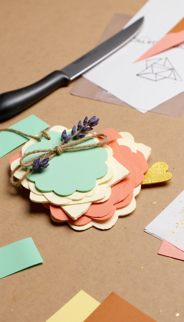 23. Charming Gift Tags with Scraps