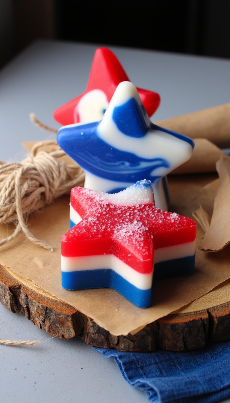 15. Star-Shaped Handmade Soaps