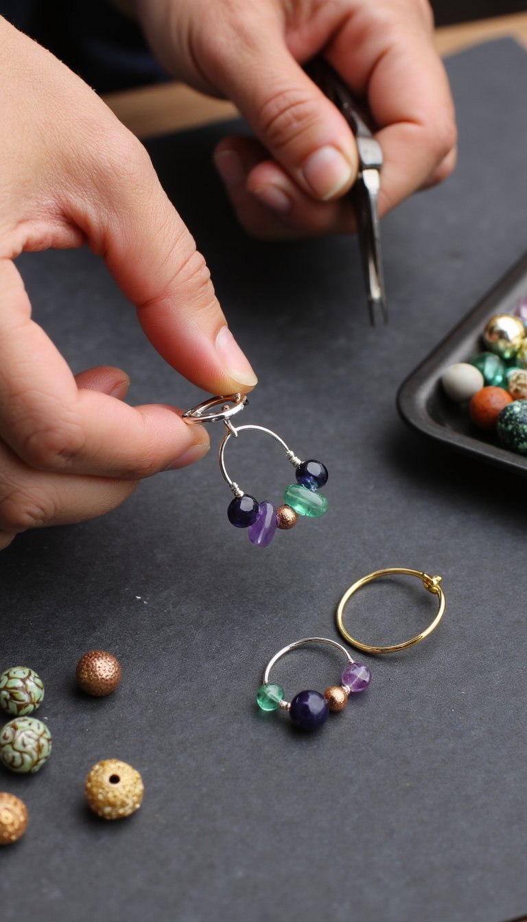 18. Beaded Wine Charms