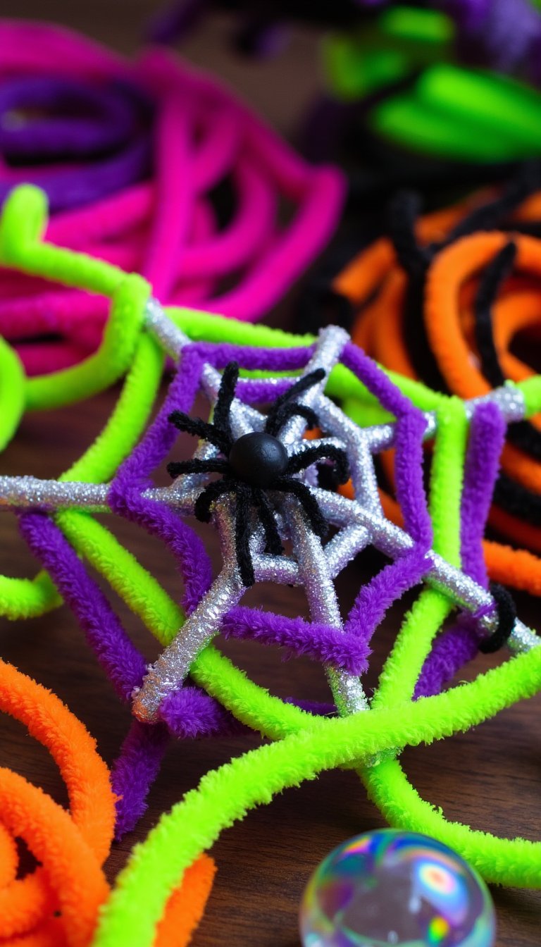 5. Fuzzy Spider Webs