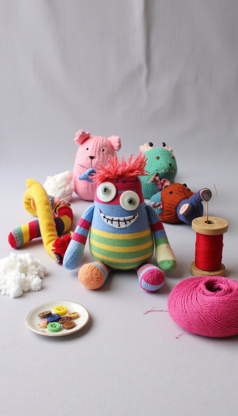 14. Stuffed Animals from Socks