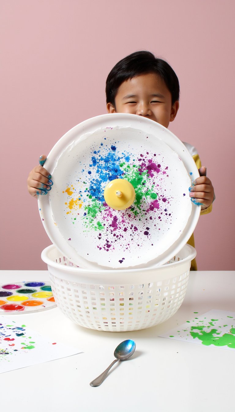 16. Salad Spinner Art