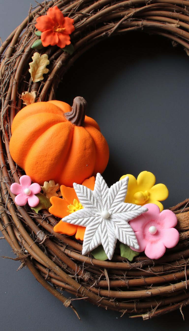 27. Seasonal Door Wreath Accents