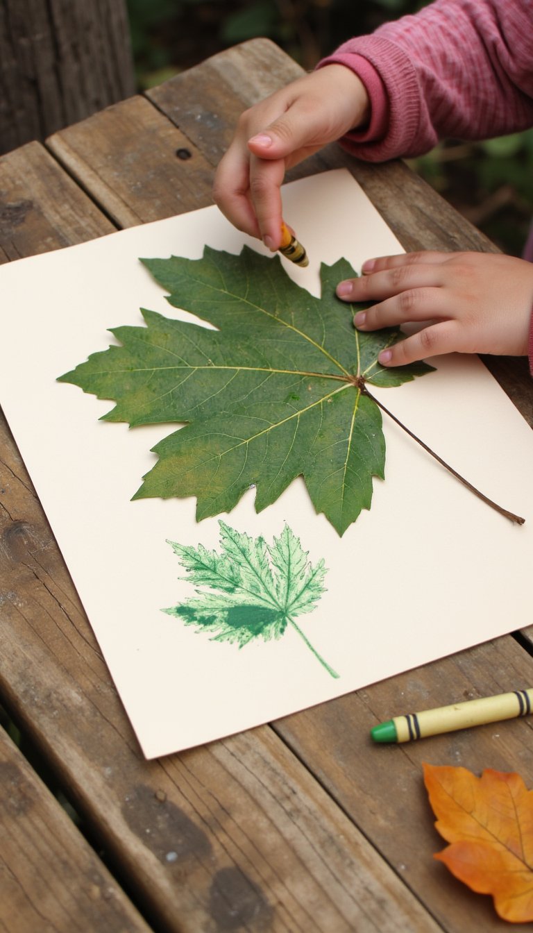 25. Leaf Rubbings