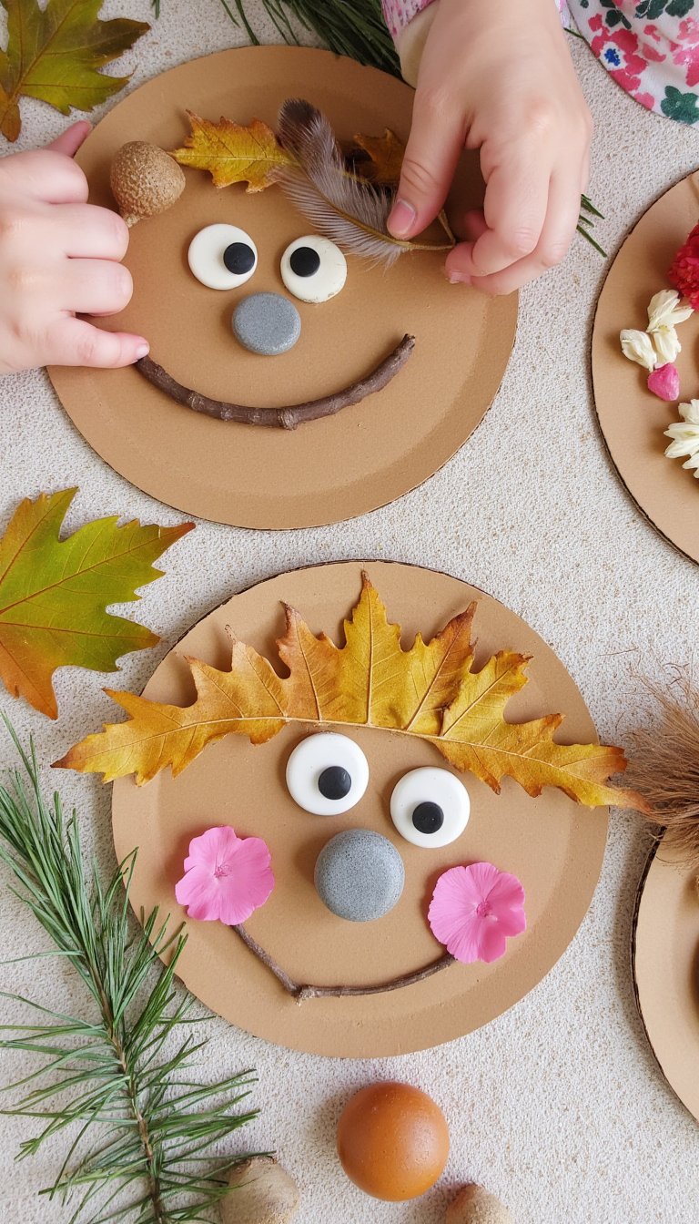 5. Nature Collage Faces