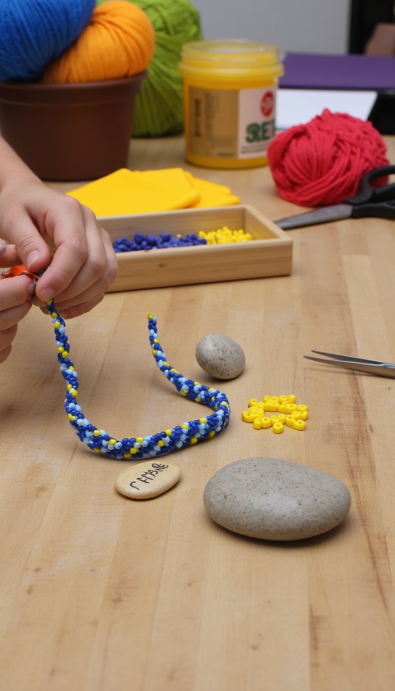 27. Code a Friend Bracelet