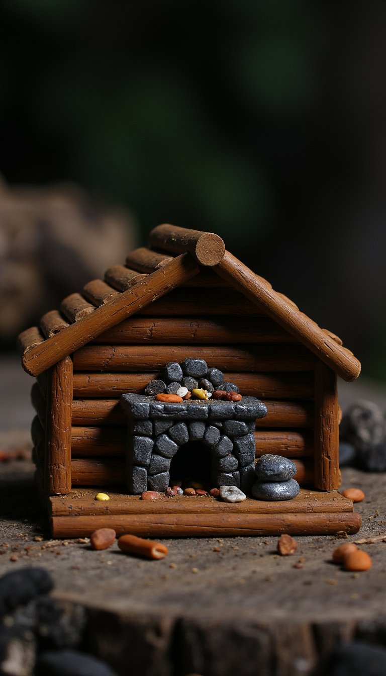 3. Rustic Log Cabin Retreat