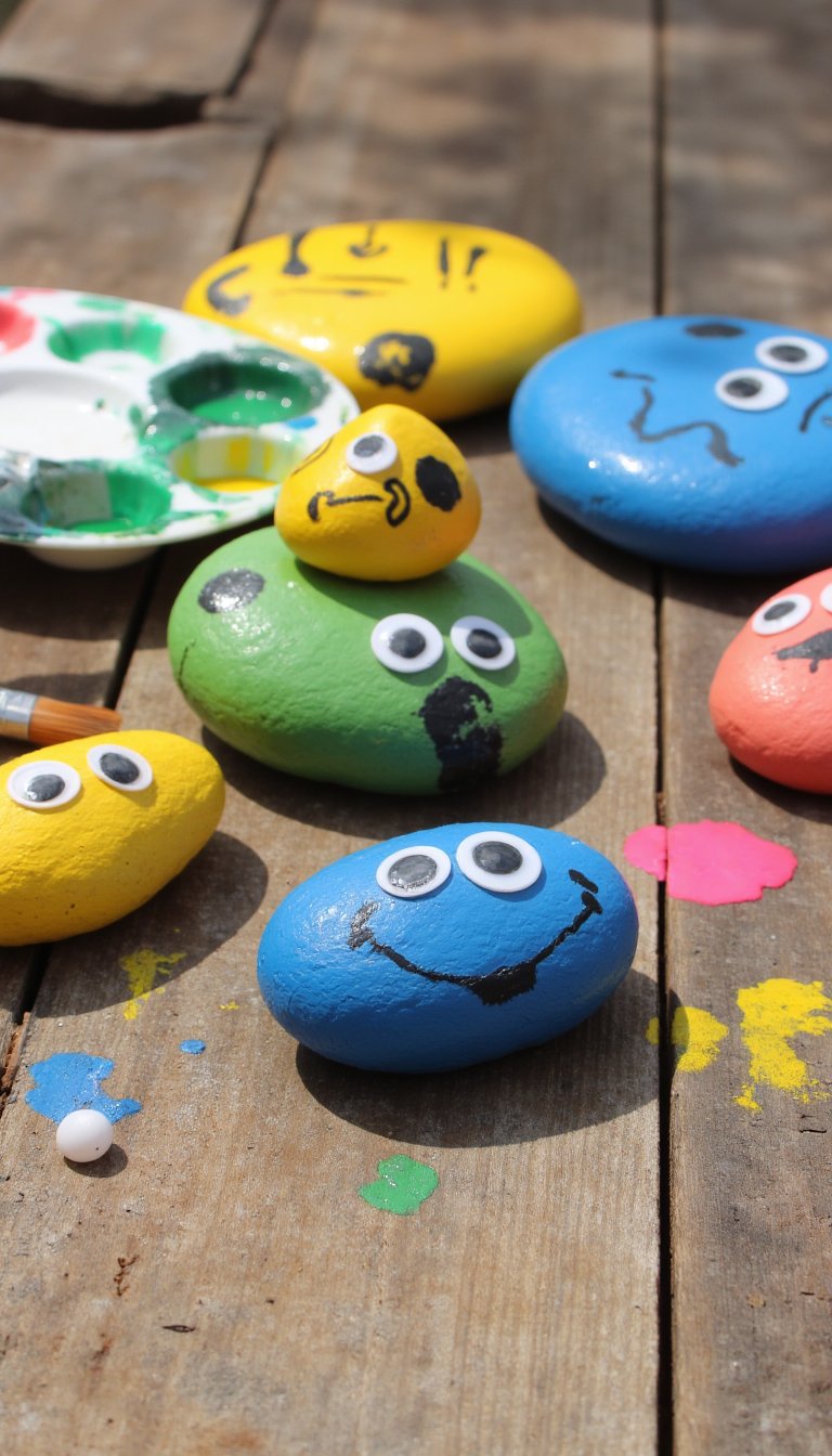 10. Painted Rock Pet Family