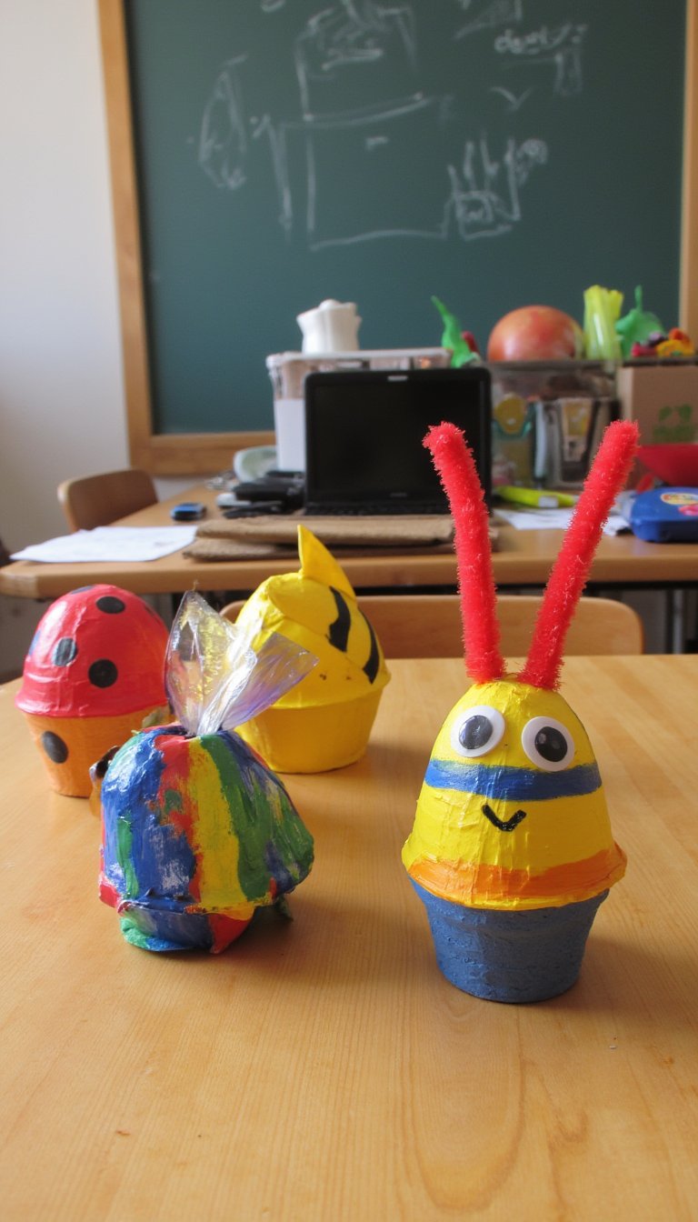 5. Egg Carton Critters
