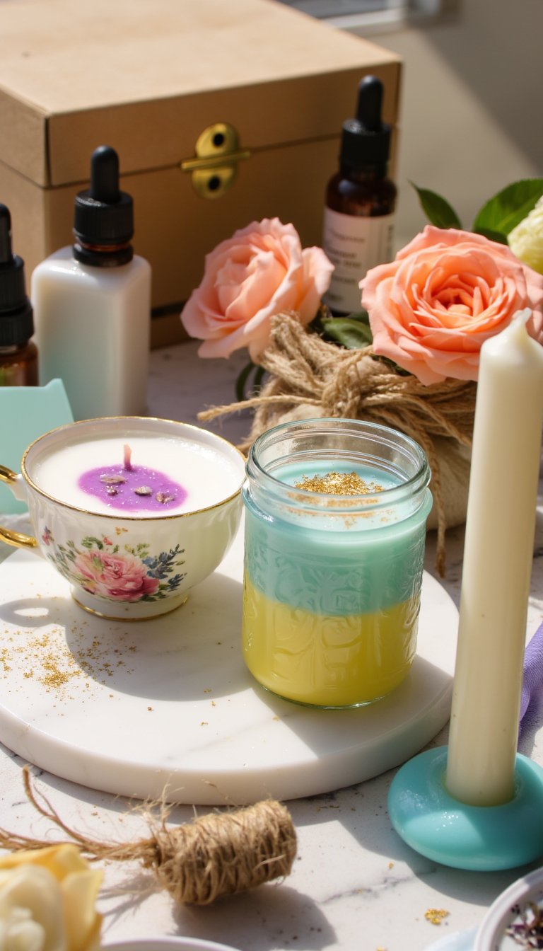 25. DIY Scented Candles