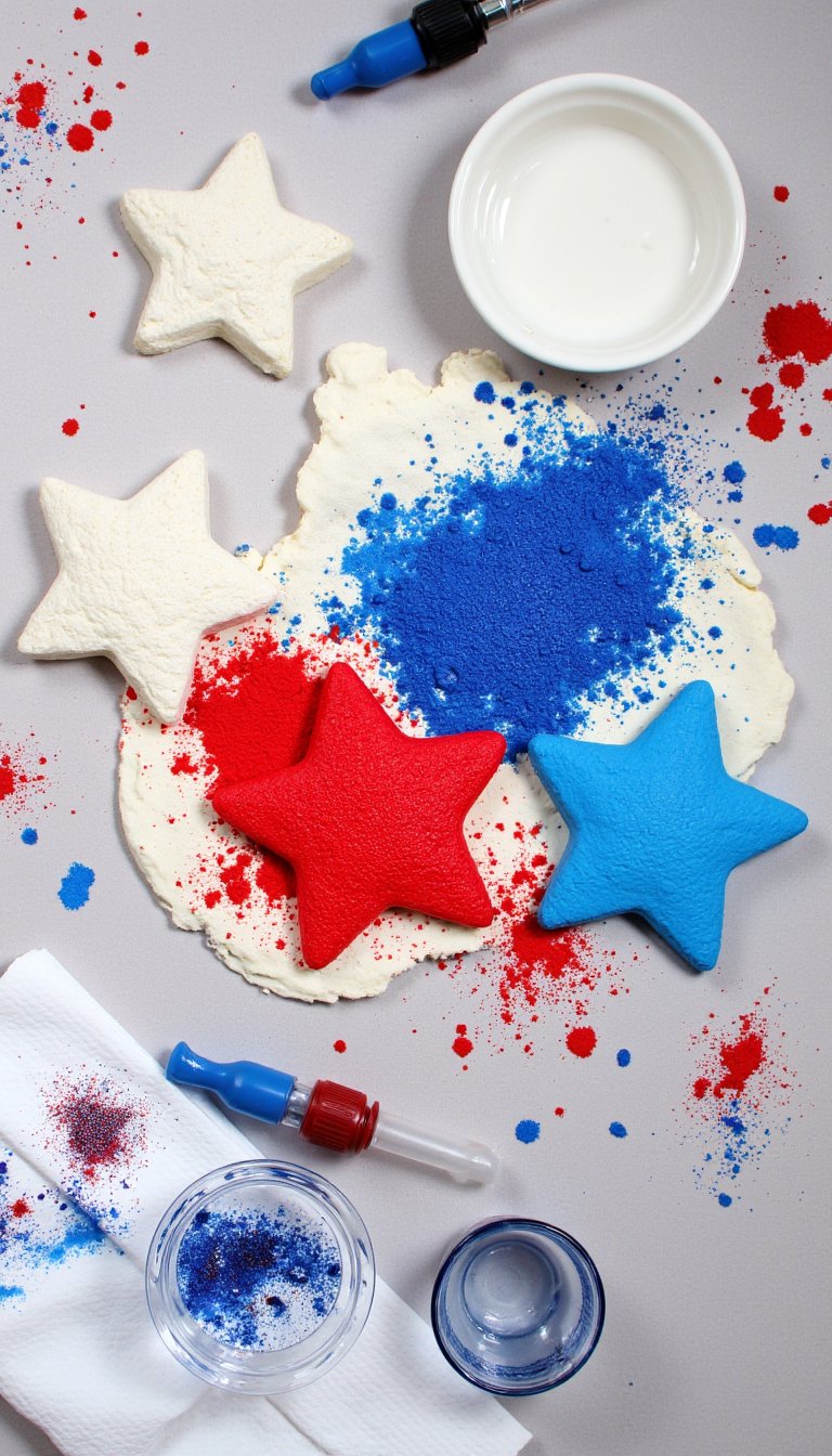 15. Fizzy Baking Soda Stars