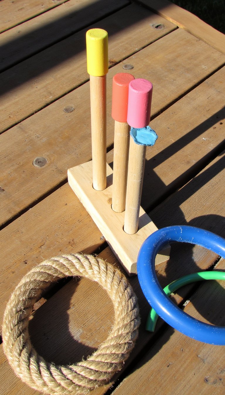 6. Rustic Ring Toss Game