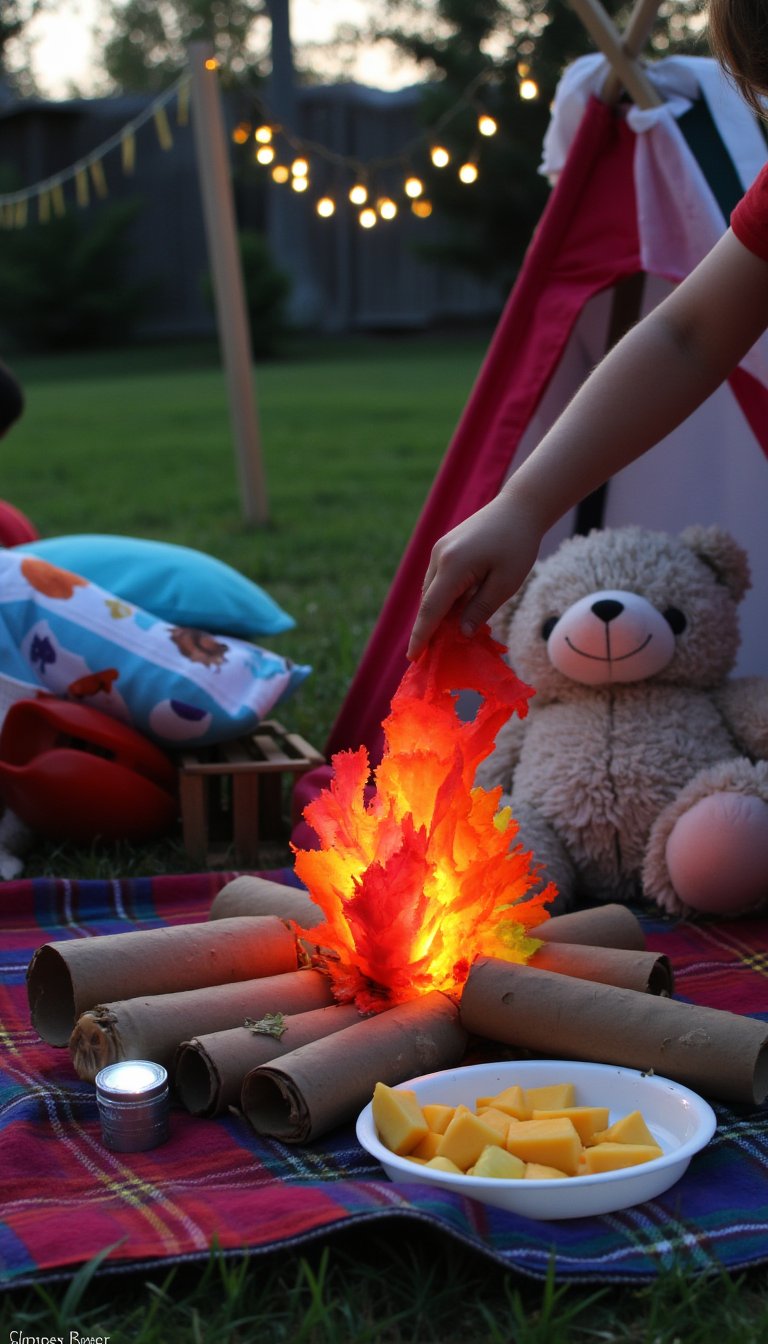 15. Backyard "Campout" Adventure