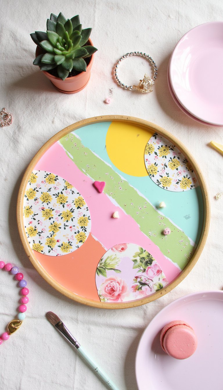 15. Decoupage Trays