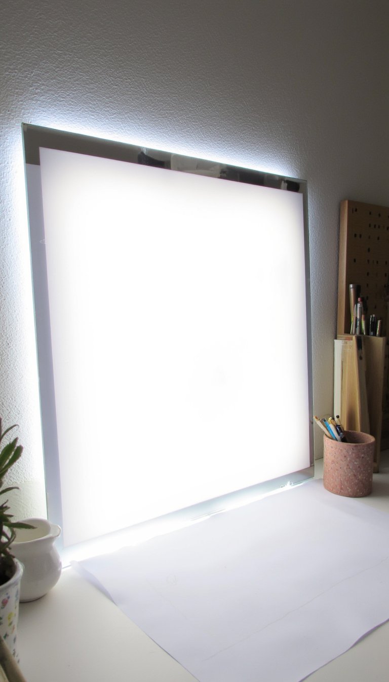 13. NORDRANA Mirror as a DIY Light Box