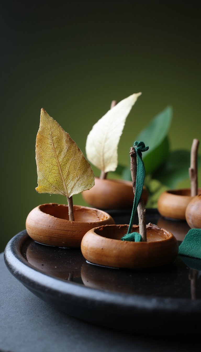 9. Walnut Shell Fairy Boats