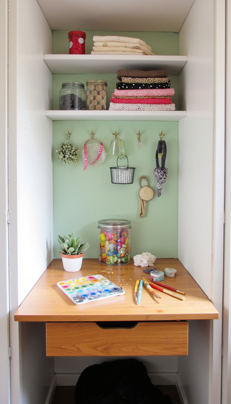 4. The Hidden Craft Closet