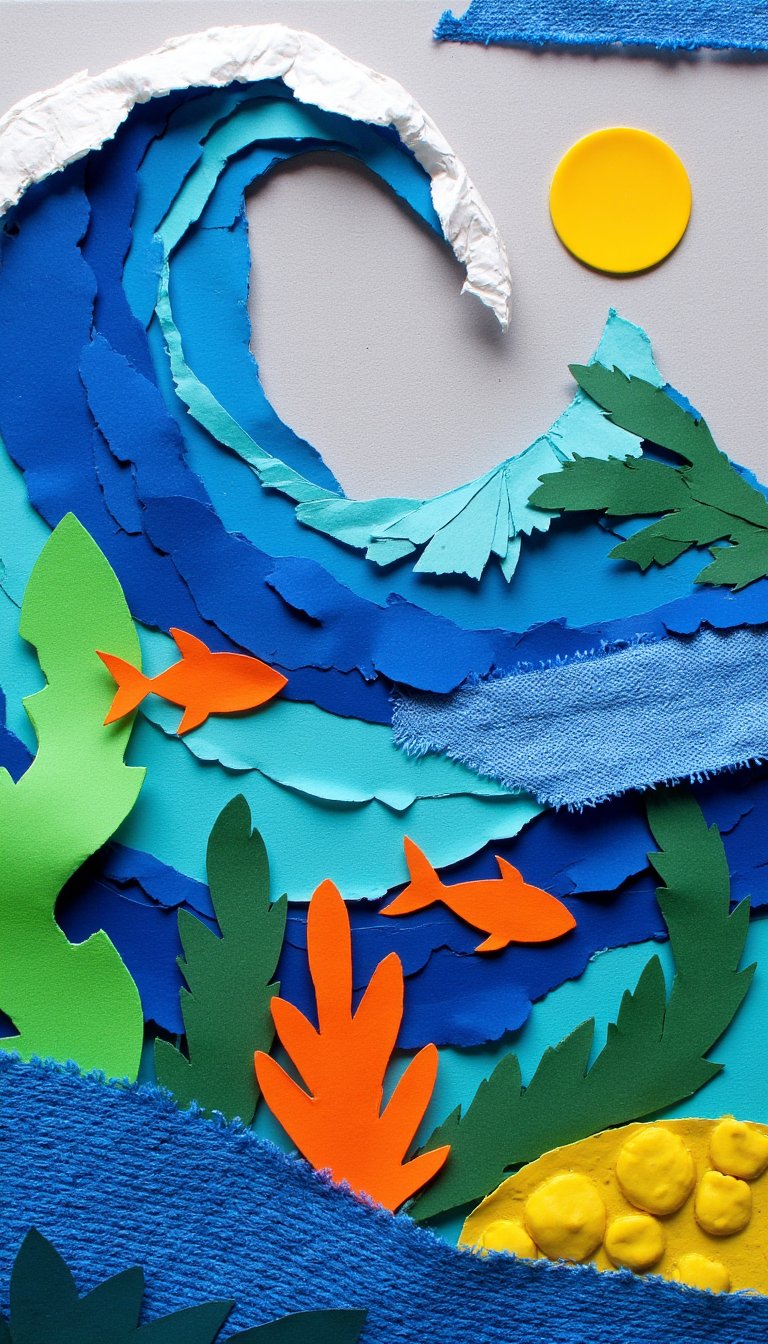 19. Expressive Collage Art