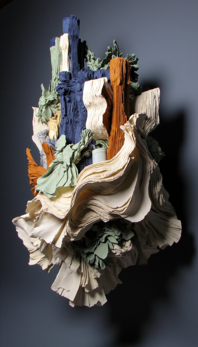 24. Abstract Paper Sculpture