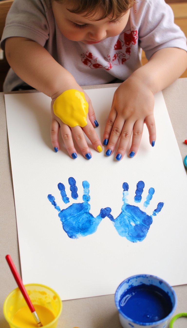 9. Handprint Butterflies