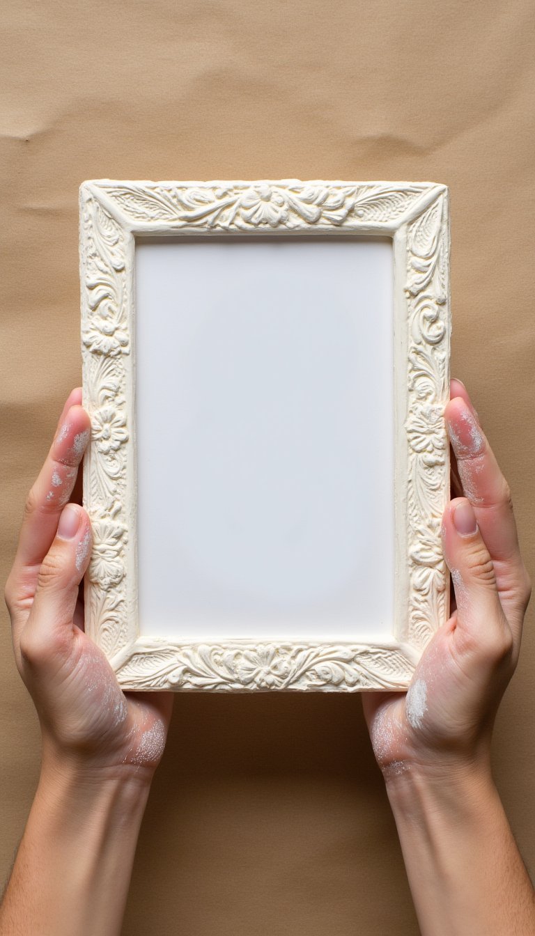 13. Embossed Photo Frames