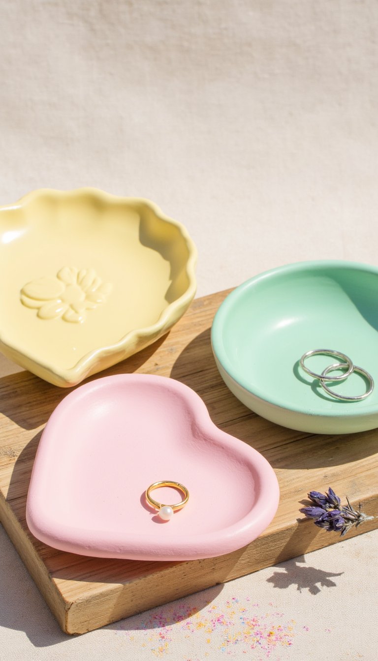 23. Clay Ring Dishes
