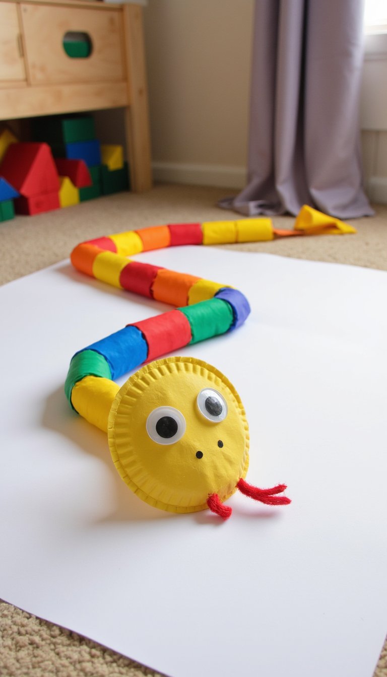 3. Paper Chain Rainbow Serpent